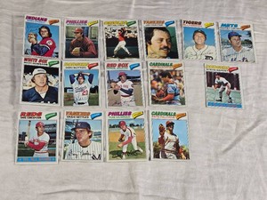 Lot of 15 Vintage Baseball Cards Featuring Jim Palmer, Steve Carlton, and Other 1970s Hall of Famers and Stars