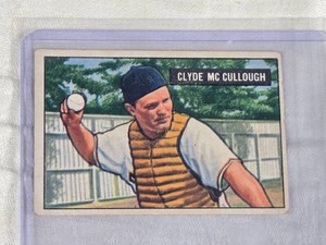 Clyde McCullough 1951 Bowman #94 - Pittsburgh Pirates Vintage Baseball Card