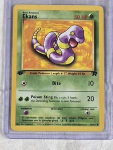 Ekans 1999 Pokemon 1st Edition #5682 - Base Set Trading Card