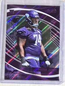Very Rare Donovan Jackson Rookie 2025 Panini Absolute Purple Foil #120 and Numbered 119  - Minnesota Vikings Football Card