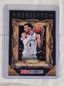 Victor Wembanyama Rookie 2024-25 Panini Hoops Nobility Insert #13 - San Antonio Spurs Basketball Card