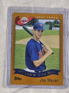 Joe Mauer Rookie 2002 Topps #622 - Minnesota Twins Baseball Card
