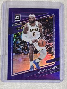 LeBron James 2021-22 Panini Donruss Optic #41 - Los Angeles Lakers Basketball Card