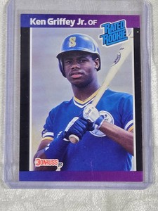 Ken Griffey Jr. Rookie 1989 Donruss Rated Rookie #33 - Seattle Mariners Baseball Card