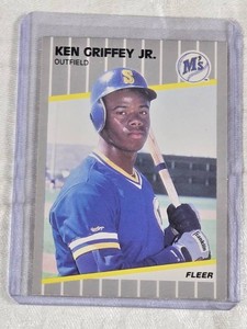 Ken Griffey Jr. Rookie 1989 Fleer #548 - Seattle Mariners Baseball Card