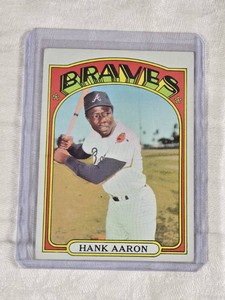 Hank Aaron 1972 Topps #299 - Atlanta Braves Vintage Baseball Card