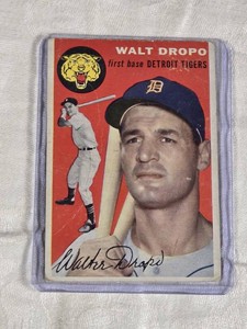 Walt Dropo 1954 Topps #18 - Detroit Tigers Vintage Baseball Card