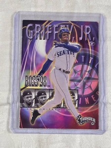 Ken Griffey Jr. 1998 Thunder Boss 98 Insert #7 of 20  - Seattle Mariners Baseball Card