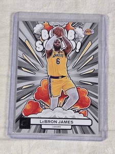 LeBron James 2023-24 Panini Donruss Bomb Squad Insert #7 - Los Angeles Lakers Basketball Card
