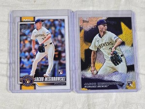 Lot of 2 Jacob Misiorowski Rookie Baseball Cards