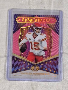 Patrick Mahomes II 2024 Panini Illusions Abracadabra Acetate Insert #1 and Numbered 89399 - Kansas City Chiefs Football Card