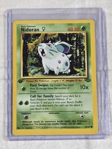 Nidoran 1999 Pokemon 1st Edition #5764 Trading Card