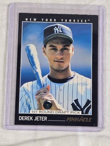 Derek Jeter Rookie 1993 Pinnacle 1st Round Draft Pick #457 - New York Yankees Baseball Card