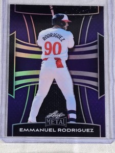 Emmanuel Rodriguez 2025 Leaf Metal Refractor SSP #70 and Numbered 310