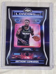 Anthony Edwards 2025 Topps Chrome Insert Loading... #LD-3 - Minnesota Timberwolves Basketball Card