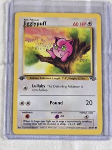 Jigglypuff Pokemon Trading Card 1st Edition 1999