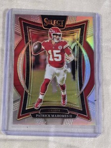 Patrick Mahomes 2024 Panini Select Silver Holo Prizm #33 - Kansas City Chiefs Football Card