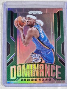 Shai Gilgeous-Alexander 2024-25 Panini Prizm Silver Holo Prizm #11 - Oklahoma City Thunder Basketball Card