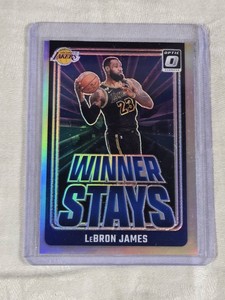 LeBron James 2024-25 Panini Donruss Optic Silver Holo Prizm Insert #1 - Los Angeles Lakers Basketball Card