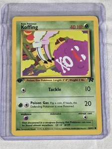 Koffing Pokemon 1st Edition 2000