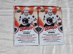 Lot of 2 Unopened Packs of Upper Deck MVP 2021-22 Hockey