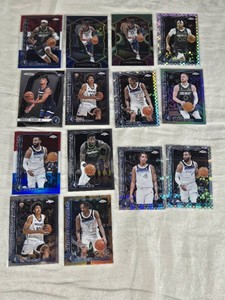 Lot of Timberwolves Refractors, Rookies and Prizms Featuring DAngelo Russell, Terrence Shannon Jr., and More, Refractor and Rookie Variants Included