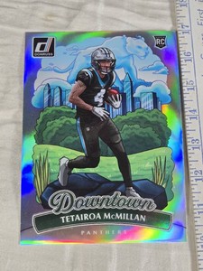 Tetaireoa McMillan Rookie 2025 Panini Donruss Jumbo Downtown #15 - Carolina Panthers Football Card
