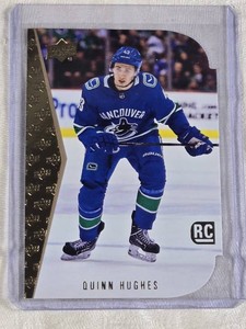 Quinn Hughes Rookie 2019-20 Upper Deck Die Cut #5 - Vancouver Canucks Hockey Card
