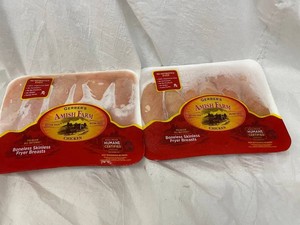 D - Gerber Amish Farm Boneless Skinless Fryer Breasts 2.5 Lb Packs (Lot of 2)