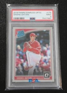 2018 Donruss Optic Shohei Ohtani Rated Rookie #176 Rookie Card PSA 9