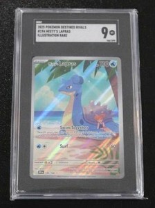 2025 Pokemon Destined Rivals Mistys Lapras IR #194182 SGC 9