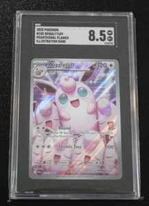 2025 Pokemon Phantasmal Flames Wigglytuff IR #105094 SGC 8.5