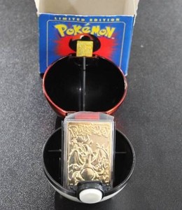 1999 Burger King Movie Promo 23K Gold Charizard