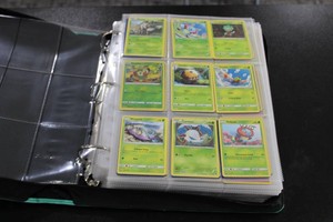 Large Pokemon Three Ring Binder w Pages & Cards  400 Cards
