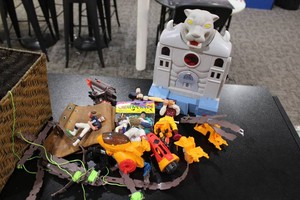 Basket of Misc Toys