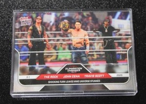 2025 Topps Now The Rock - John Cena - Travis Scott #27