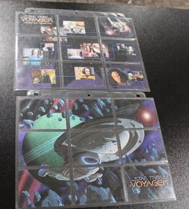 1995 Skybox Star Trek Voyager Complete Insert Set Lot  2 Sets