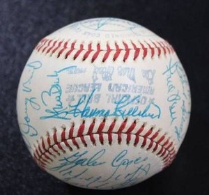 1975 Kansas City Royals Autograph Team Ball | w/ Harmon Killebrew & Whitey Herzog *WOW*