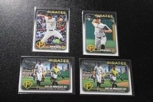 2024 Topps Paul Skenes Rookie Card Lot  4 Rookie Cards