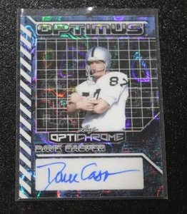 2025 leaf Optichrome Optimus Dave Casper Autograph 11  Only 1 Exist