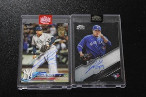 Dellin Betances & Hyun-Jin Ryu Autograph Card Lot  2 Cards