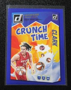 2025 Donruss WNBA Crunch Time Blue Caitlin Clark #5