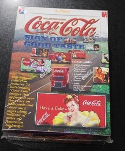 1996 Collect-A-Card Coca Cola Sign of Good Taste Factory Sealed Box  36 Packs