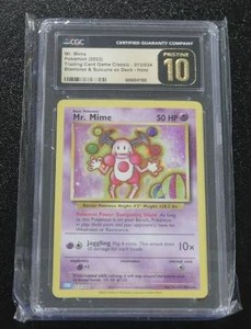 2023 Pokemon Trading Card Game Classic Mr. Mime #013034 CGC Pristine 10