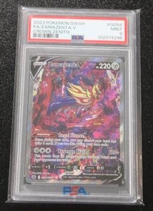 2023 Pokemon Crown Zenith Zamazenta V #GG54 PSA 9