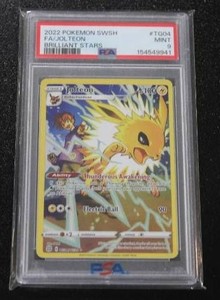 2022 Pokemon Brilliant Stars Jolteon #TG04 PSA 9