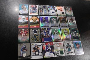 Autograph & Relic Football Card Lot  24 Cards