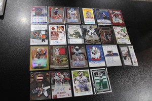 Autograph & Relic Football Card Lot  22 Cards