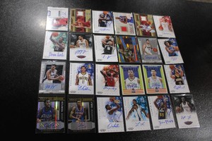 Autograph & Relic Basketball Card Lot  24 Cards