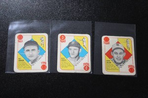 1951 Topps Blue Back Baseball Card Lot  3 Cards Low Grade